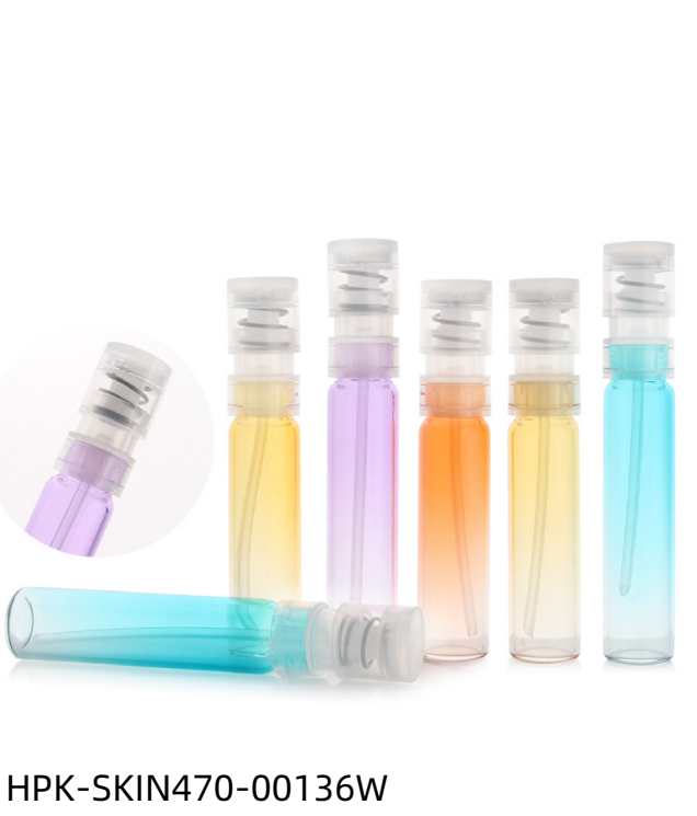 Gradient Effect Glass Perfume Spray Bottle